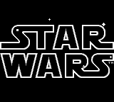 Star Wars title screen for GameBoy